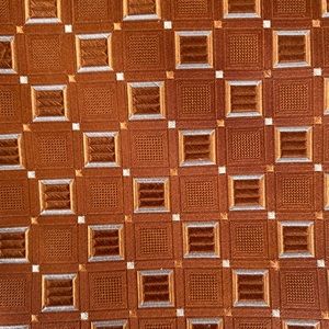 Murano brown and grey silk tie